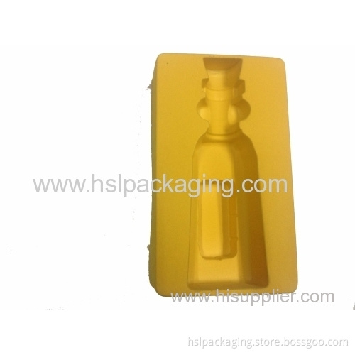 Velvet And Plastic Tray For Wine Package